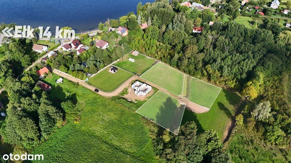 Działki budowlane z WZ 1017-1289m² Piaski k. Ełku