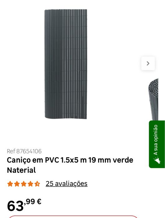 Palhas cizentas para mais privacidade