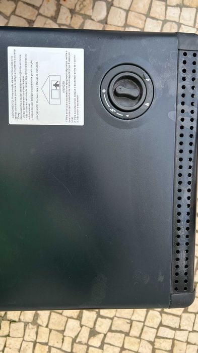 aquecedor a gás, usado poucas vezes