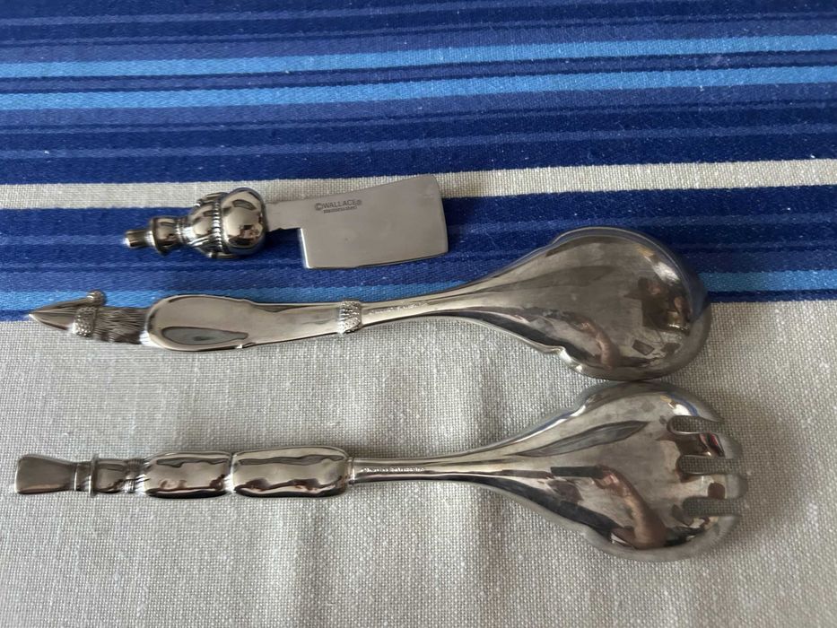 Komplet sztućców do sałatki bigosu Wallace Silversmiths