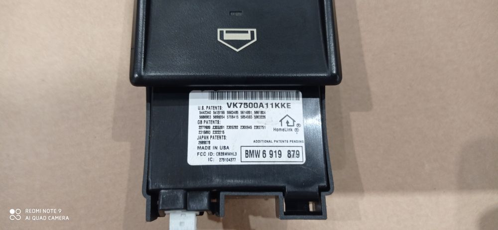 Pilot do bramy BMW e39 E39 E53 homelink