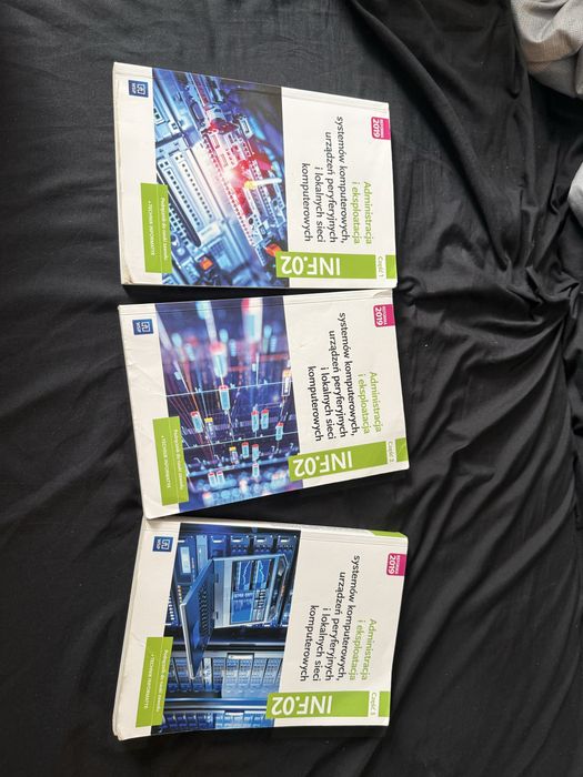 Administracja i ekspolatacja, trzy części do nauki zawodu inf 02