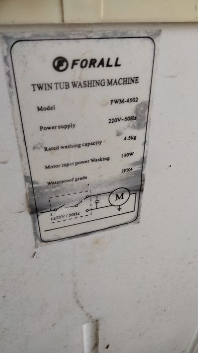 Стиральная машина полуавтомат