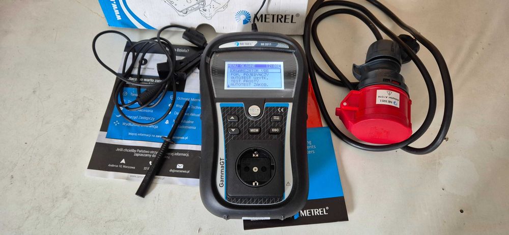 Metrel MI 3311 GammaGT Tester bezpieczeństwa elektrycznego - jak nowy!