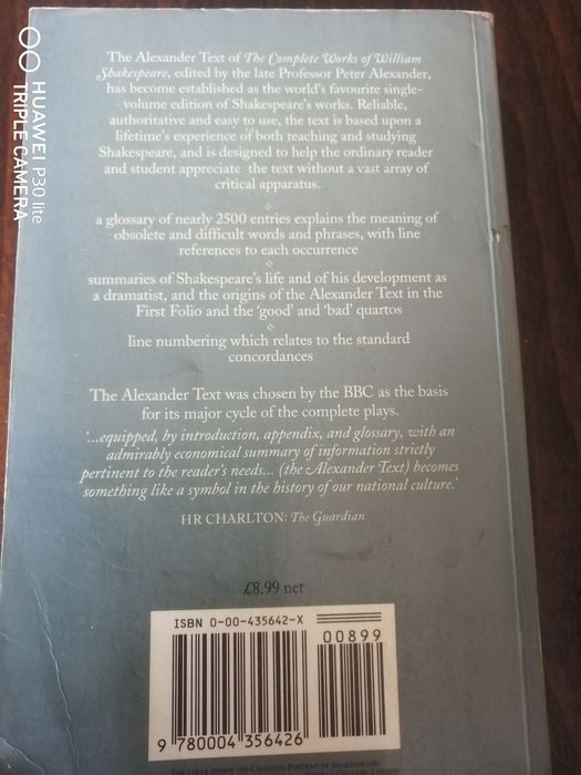 Livro de Shakespeare