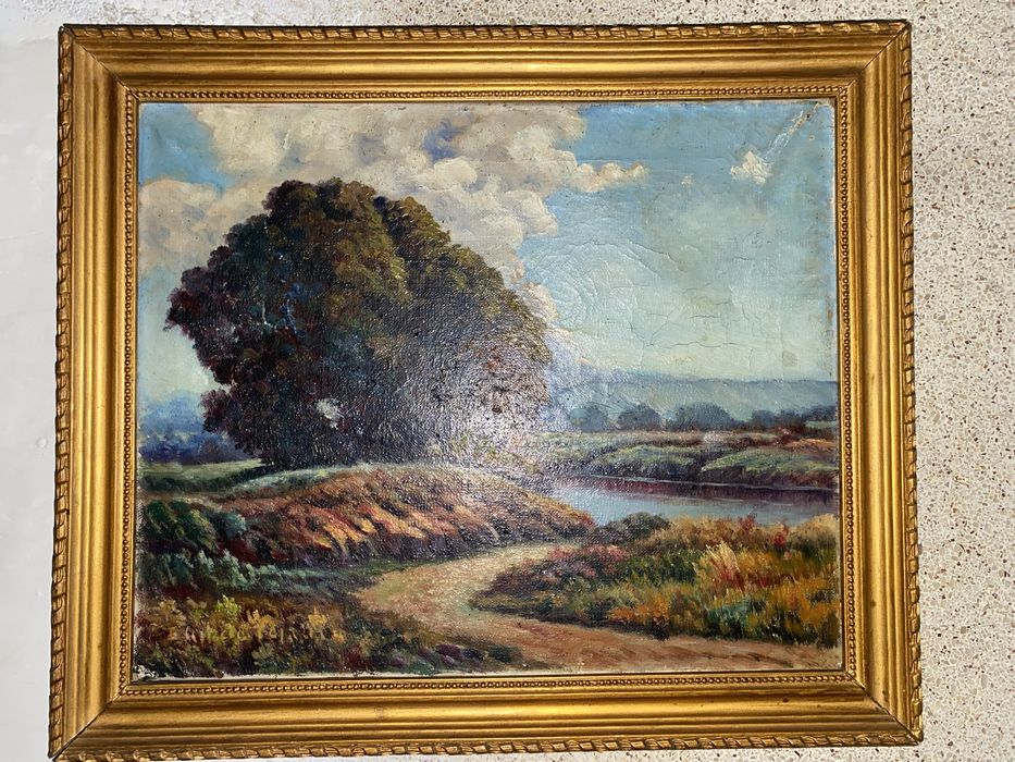 Quadro Óleo sobre tela “Natureza”