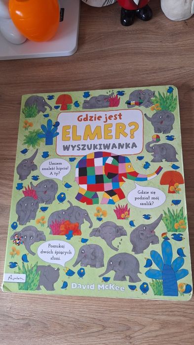 Kartonowa Gdzie jest Elmer wyszukiwanka  David McKee