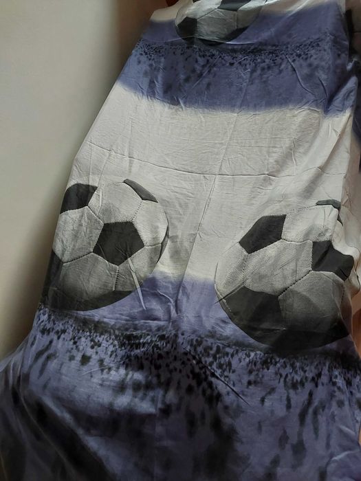 Prześcieradło młodzieżowe dziecięce piłka nożna