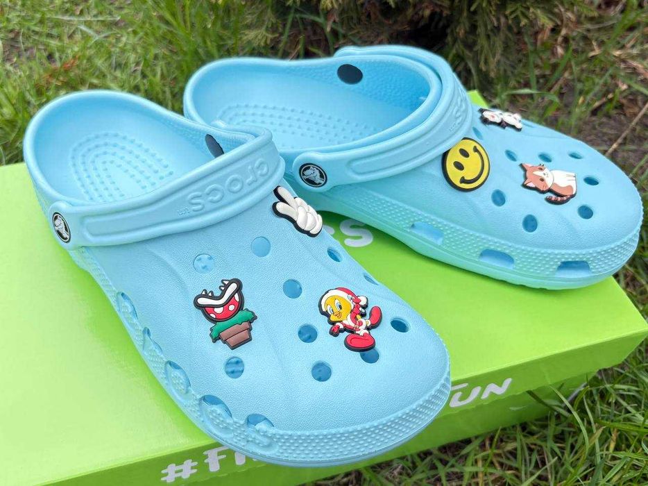 Крокси блакитні жіночі чоловічі Crocs Baya унісекс 36, 37, 38, 39, 40/41, 42 розмір