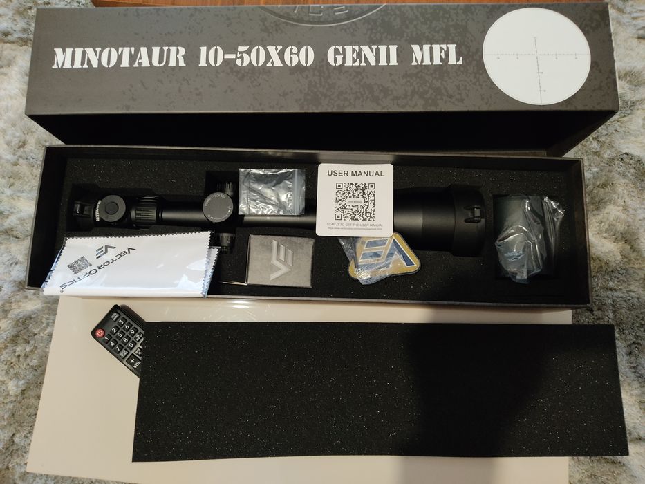 Mira telescópica/luneta Vector optics Minotaur 10-50x60 Gen2