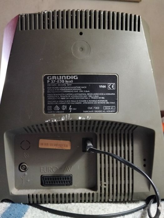 Vendo TV Grundig P37-830 Text