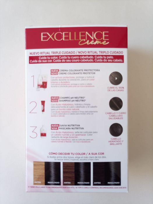 Tinta Cabelo Excellence Creme preta