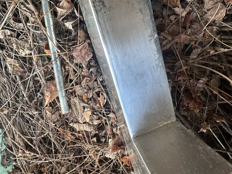 Rama do kominka modern stal nierdzewna