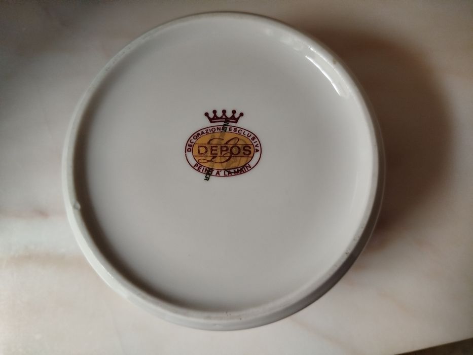 Guarda jóias em porcelana DEPOS pintado á mão