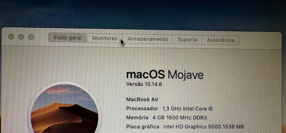 Mac Book Air 2013 - A Funcionar