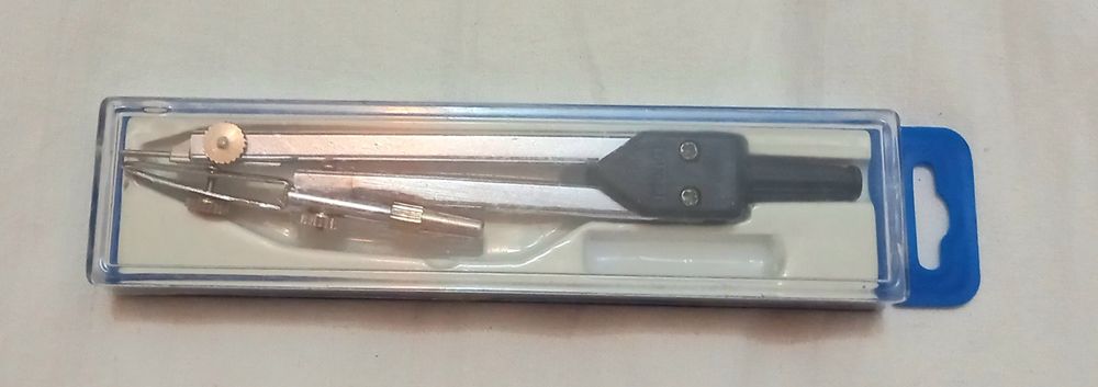 Металевий циркуль + скрепки