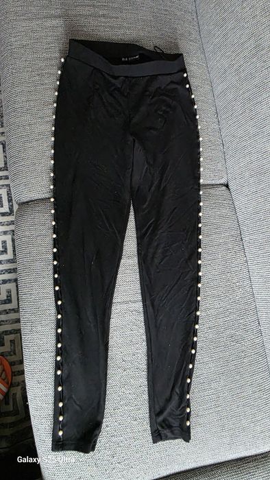 Bodyflirt leginsy bawełniane z perełkami  M