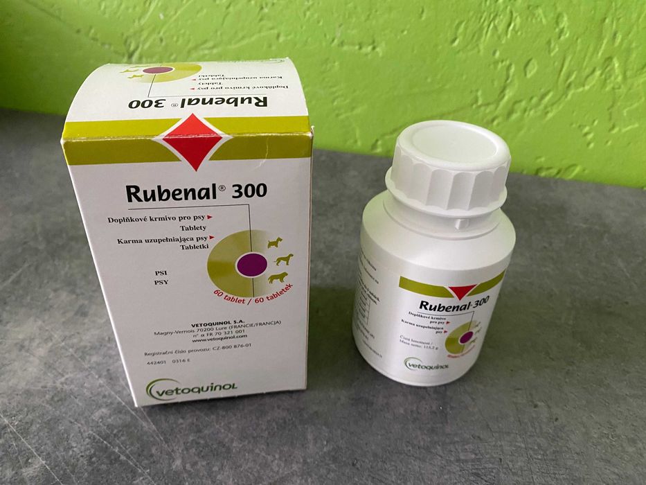 Vetoquinol Rubenal 300mg 47 tabletek 80% opakowania, Fitolizyna gratis