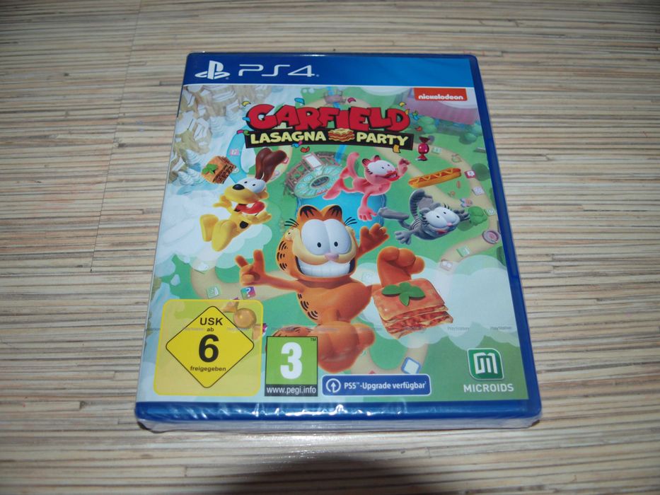 Gra dla dzieci impreza Garfield Lasagna Party PL ps4/ps5 nowa we folii