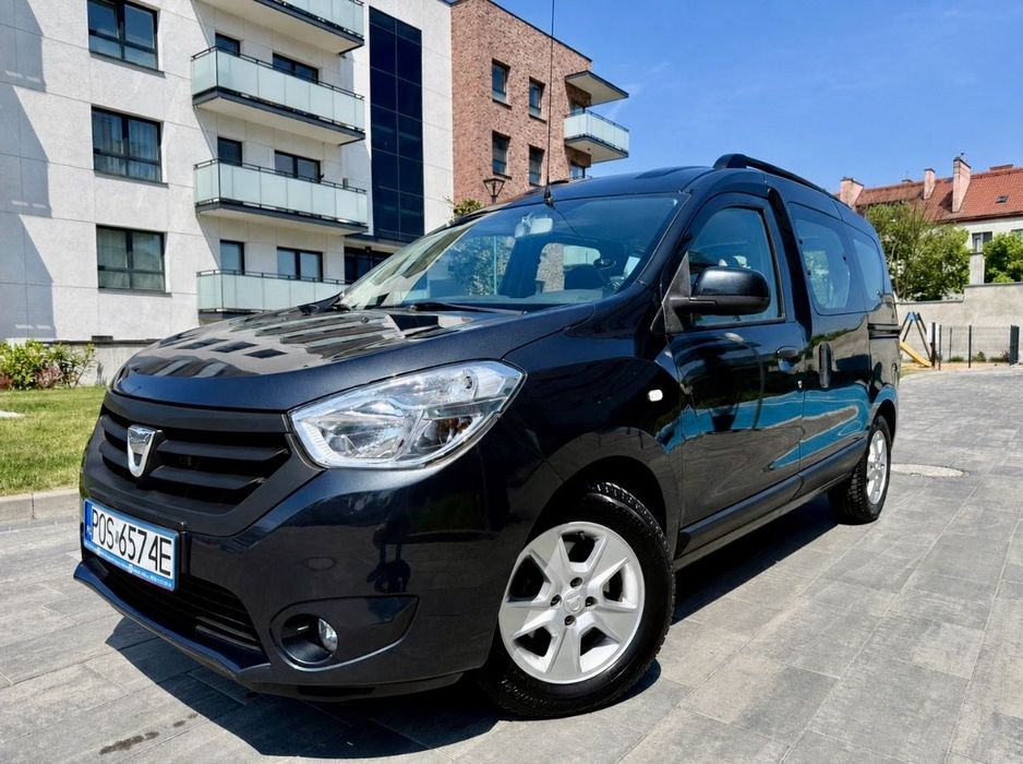 Dacia Dokker 1.2 Benzyna,Niski przebieg,Salon Polska,Klima,Tempomat,Elektryka!