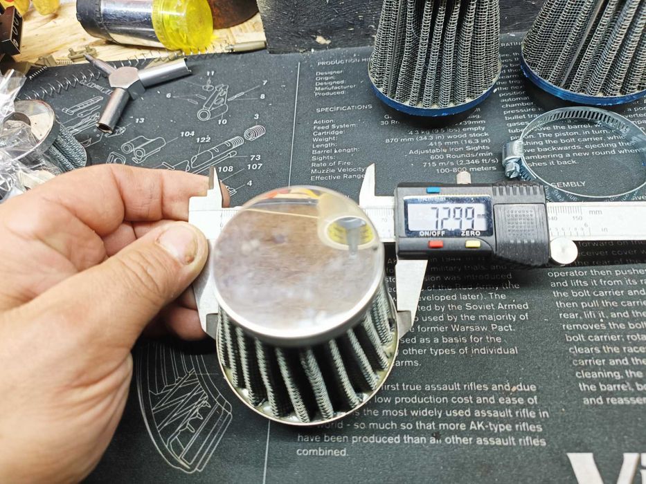 Filtros para carburadores de moto