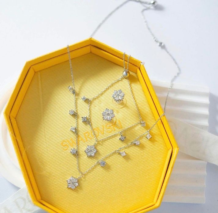 Набір прикрас сережки, кольє та браслет magic