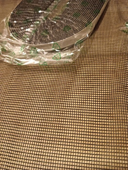 Rede Mosquiteira - Nova! Tela com 105x130 cm + fitas	Novo!