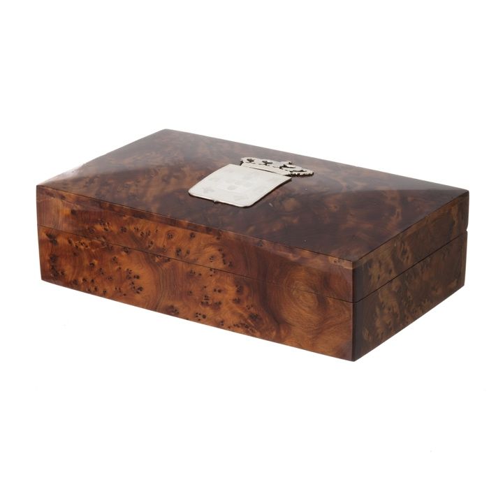 Tinteiro antigo em prata