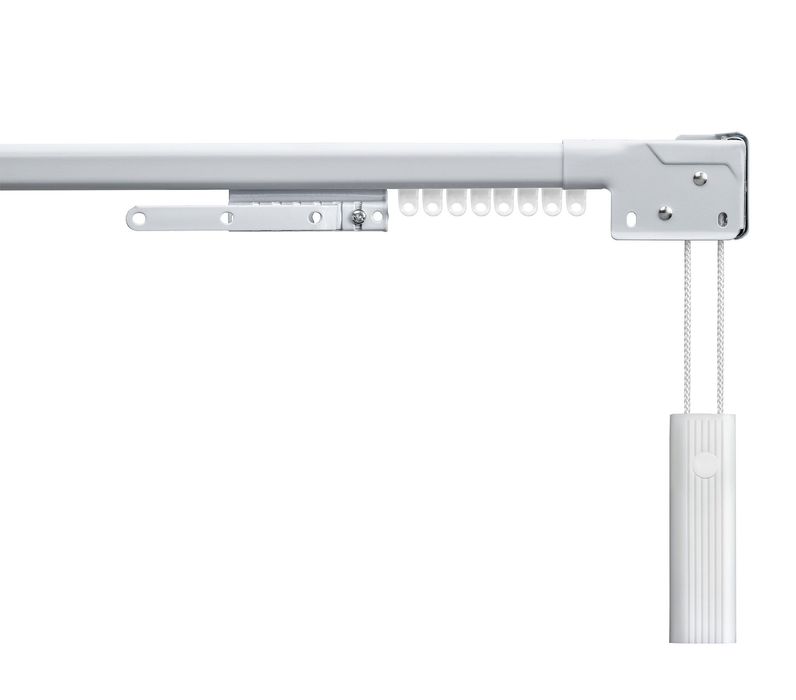 Calha extensível para cortina pesada