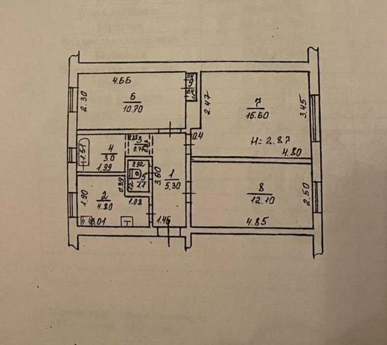 Продам 3-комн квартиру 54м2 по улице Михаила Комарова MV