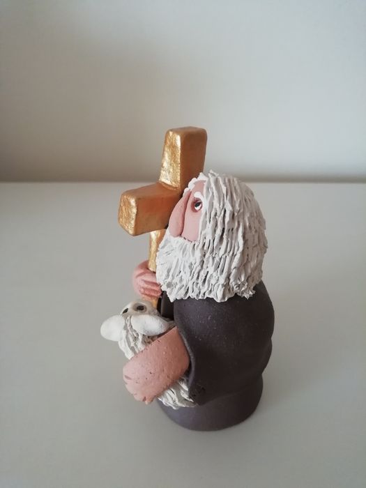 Figurado S. João em Barro - Artesanato da Alemanha