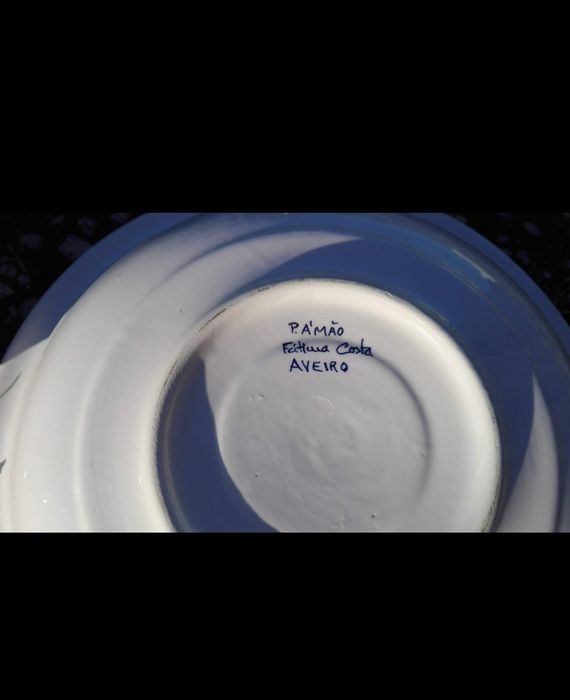 Jarra e Bacia em Porcelana pintada à mão