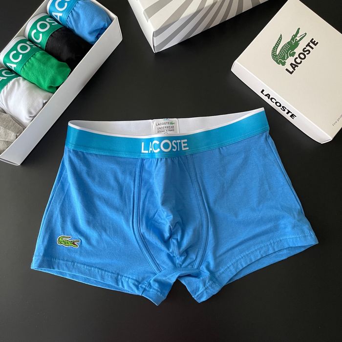 Чоловічі труси люкс якість єгипет Лакоста з аплікацією крокодила