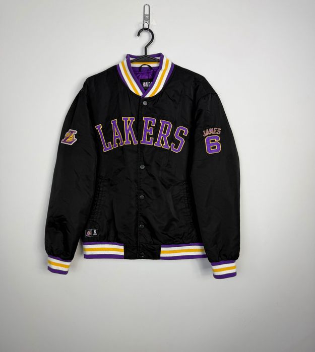 Kurtka NBA Los Angeles Lakers 6 James Czarna