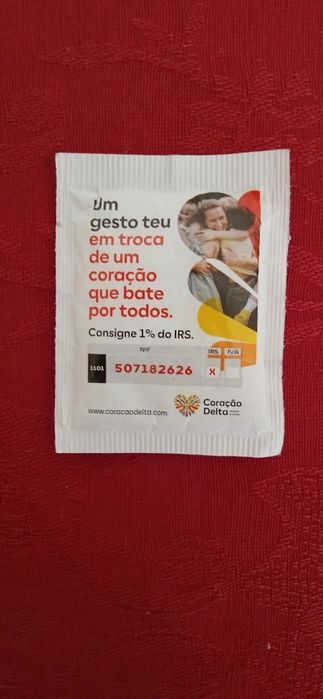 Pacote de açúcar Delta - Coração Delta