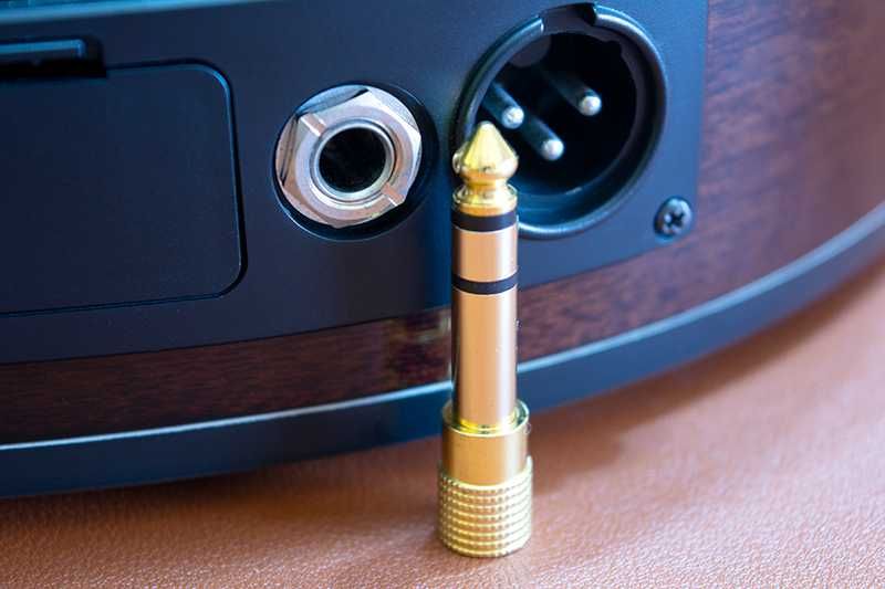 Adaptador Jack RCA 6.5 Macho para 3.5 Fêmea Estéreo, Novo