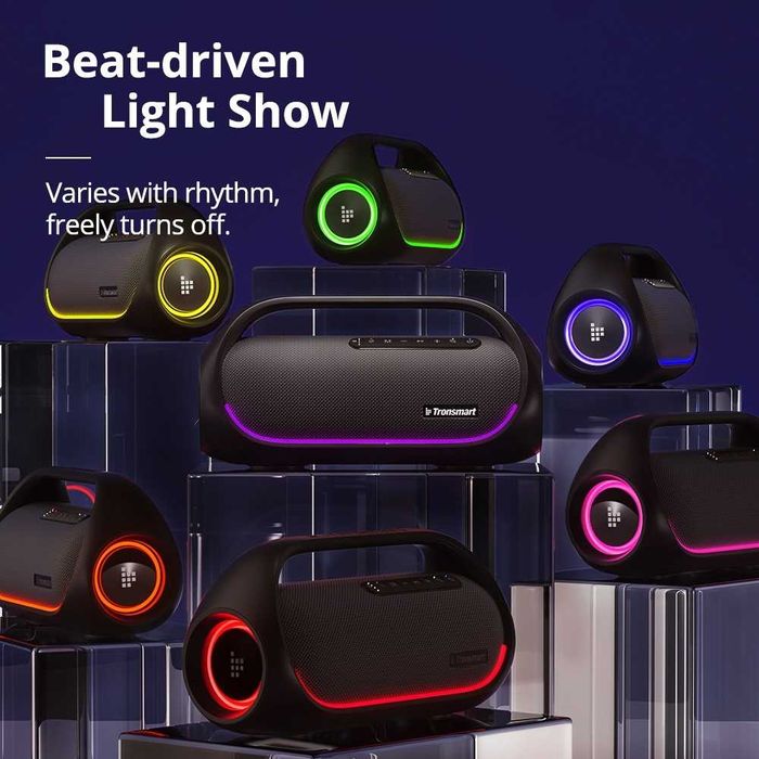 Tronsmart Bang 60W – Som Potente e Iluminação LED | NOVO | PROMOÇÃO