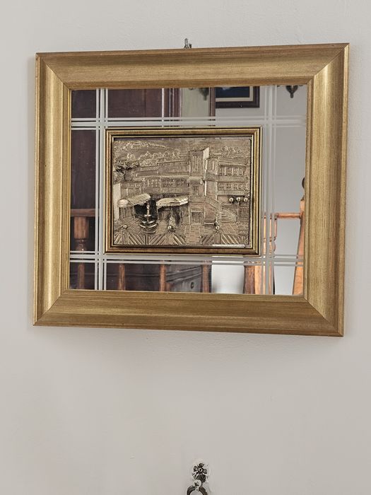 Quadro com relevo em casquinha64750945049858120