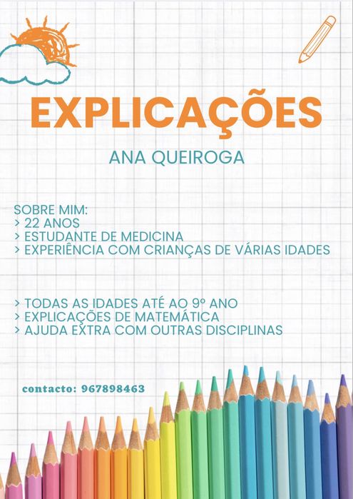 Explicações (zona da Maia/Porto)