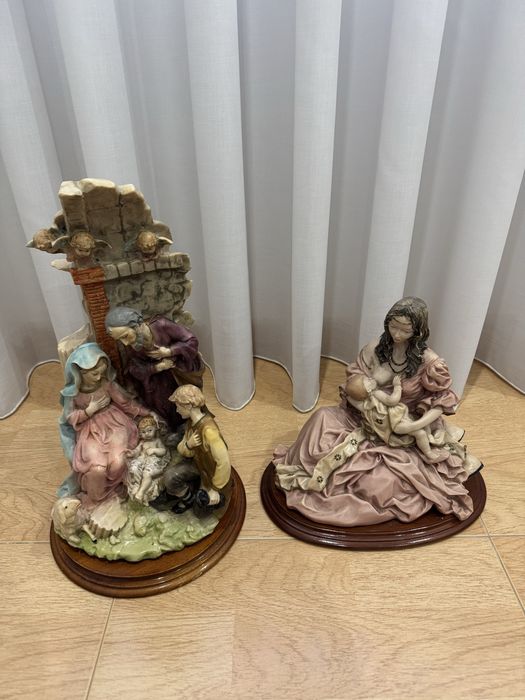 Peças decorativas em cerâmica religiosas