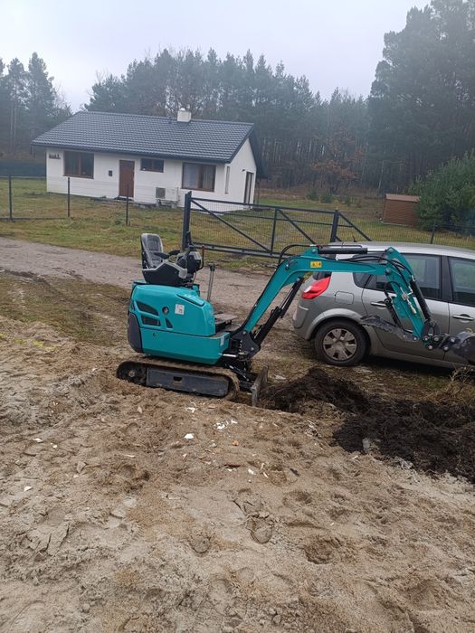 Witam ,usługi minikoparką mini ładowarką