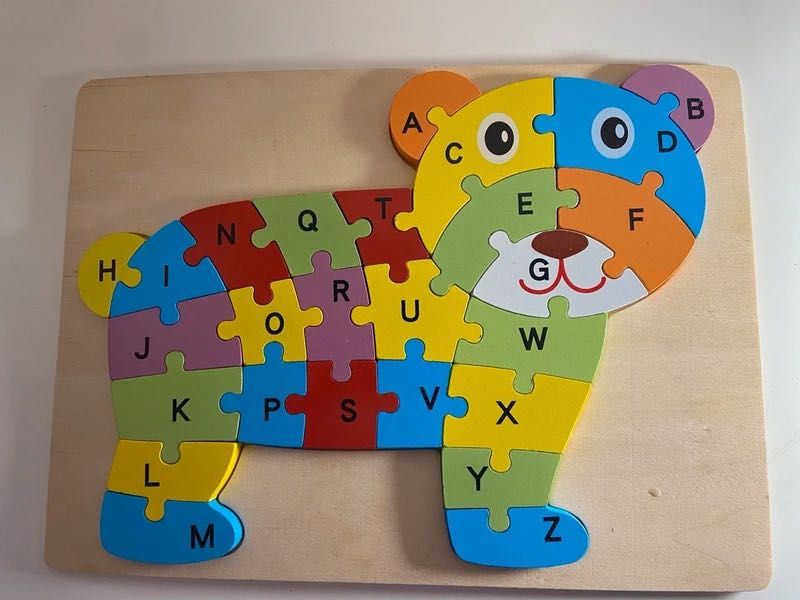 Angielski alfabet Klocki Puzzle