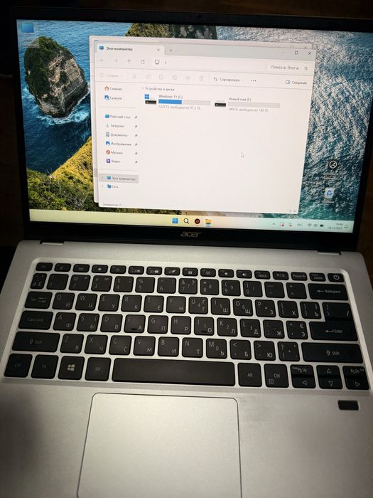 Acer компьютер ноутбук ram 8 гб 256 гб SF114-34-P1A1