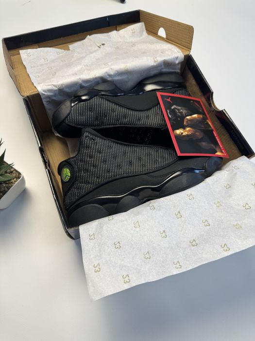 Кросівки Nike Jordan 13 Black Cat Retro • Джордан 13 41 розмір