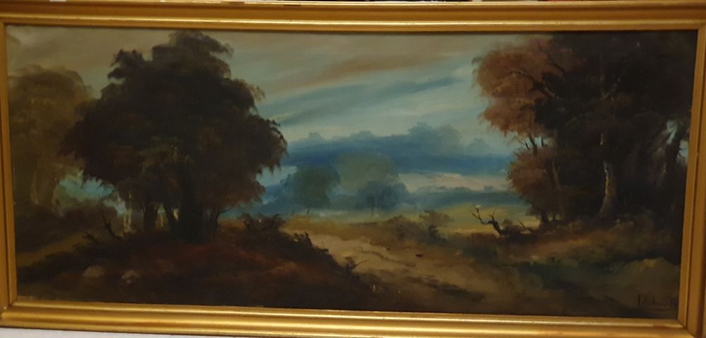 Quadro a óleo de H. Roberto