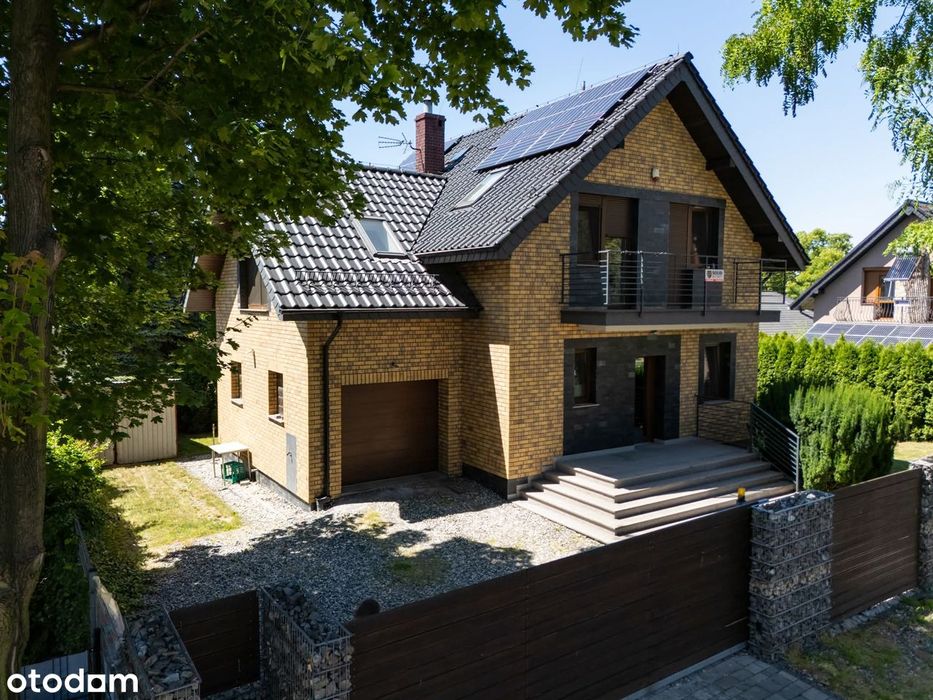 Nowoczesny dom 216 m² z garażem i piwnicą +fotowoltaika +klimatyzacja