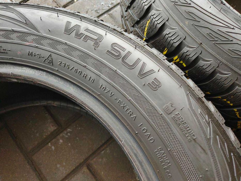235/60 107V R18 NOKIAN WR SUV3 7mm 2018r TANIO Zimowe Opony 2szt