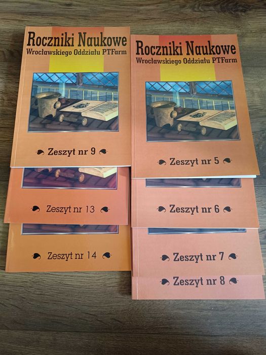 Roczniki naukowe PTFarm Wrocław 7szt