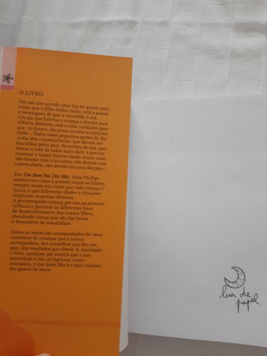 Livro "Um bom pai diz não" Asha Phillips