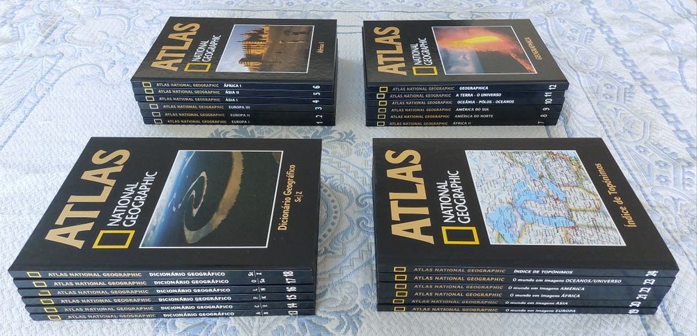 Coleção Atlas National Geographic